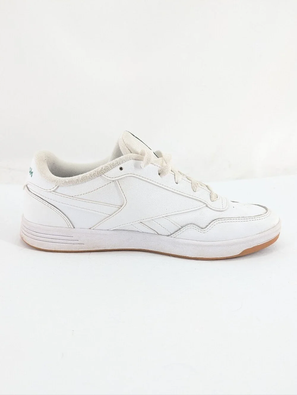 Reebok Club Memt White Clover Green Preppy Sporty Athletic Sneakers Size 10